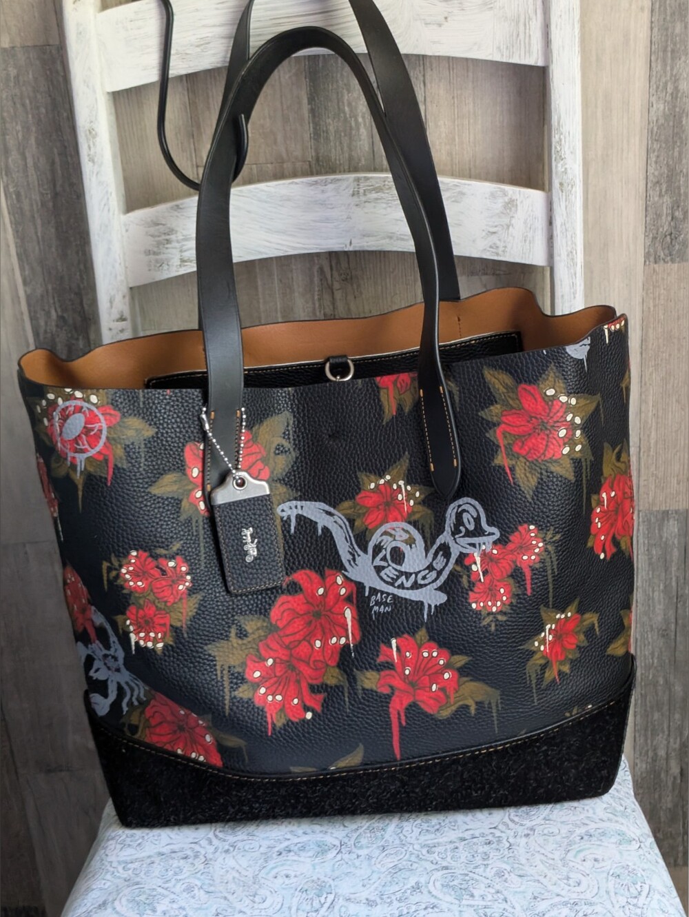 Coach 1941 Gary Baseman Gotham Tote Wild Lilly Print